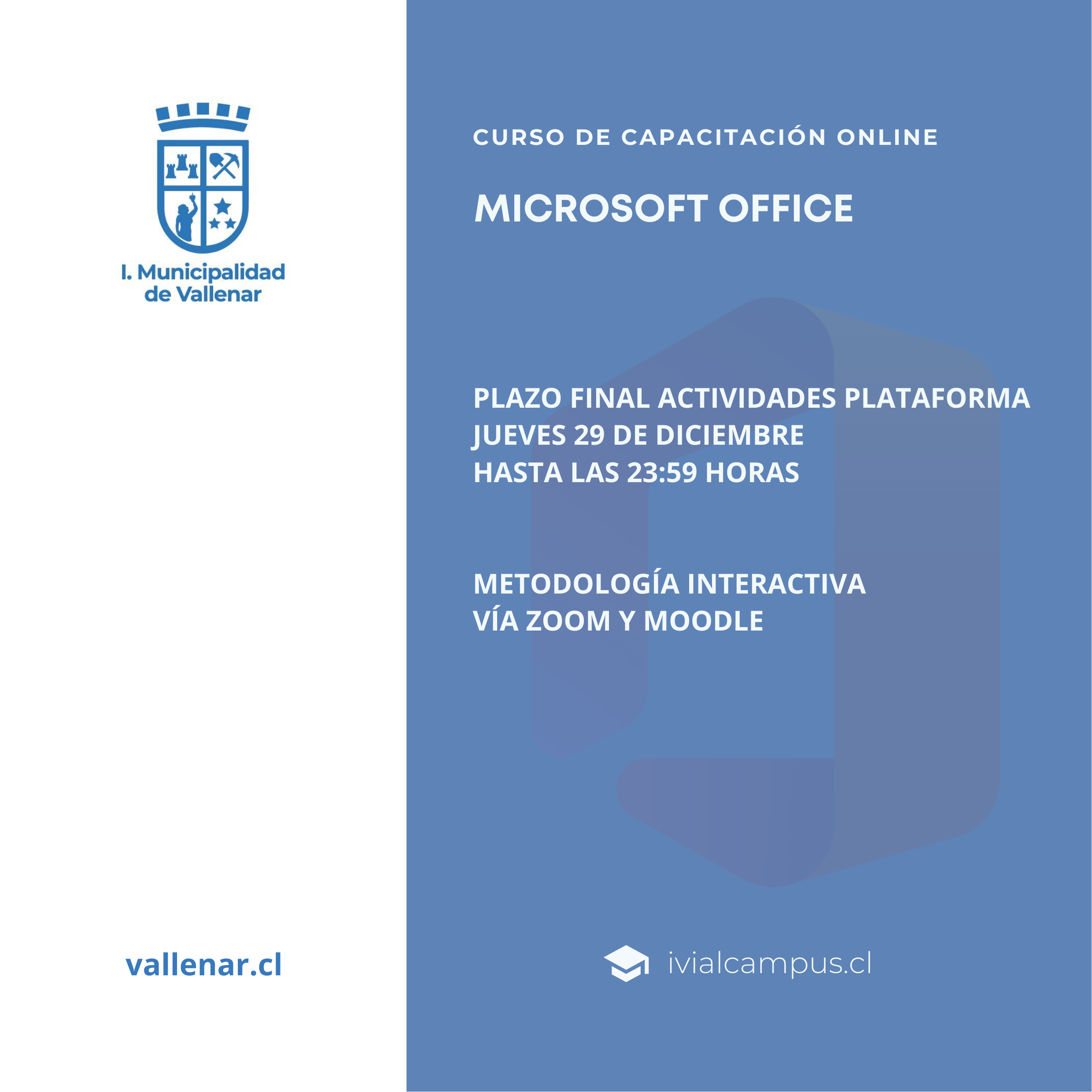 I. MUNICIPALIDAD DE VALLENAR: Microsoft Office