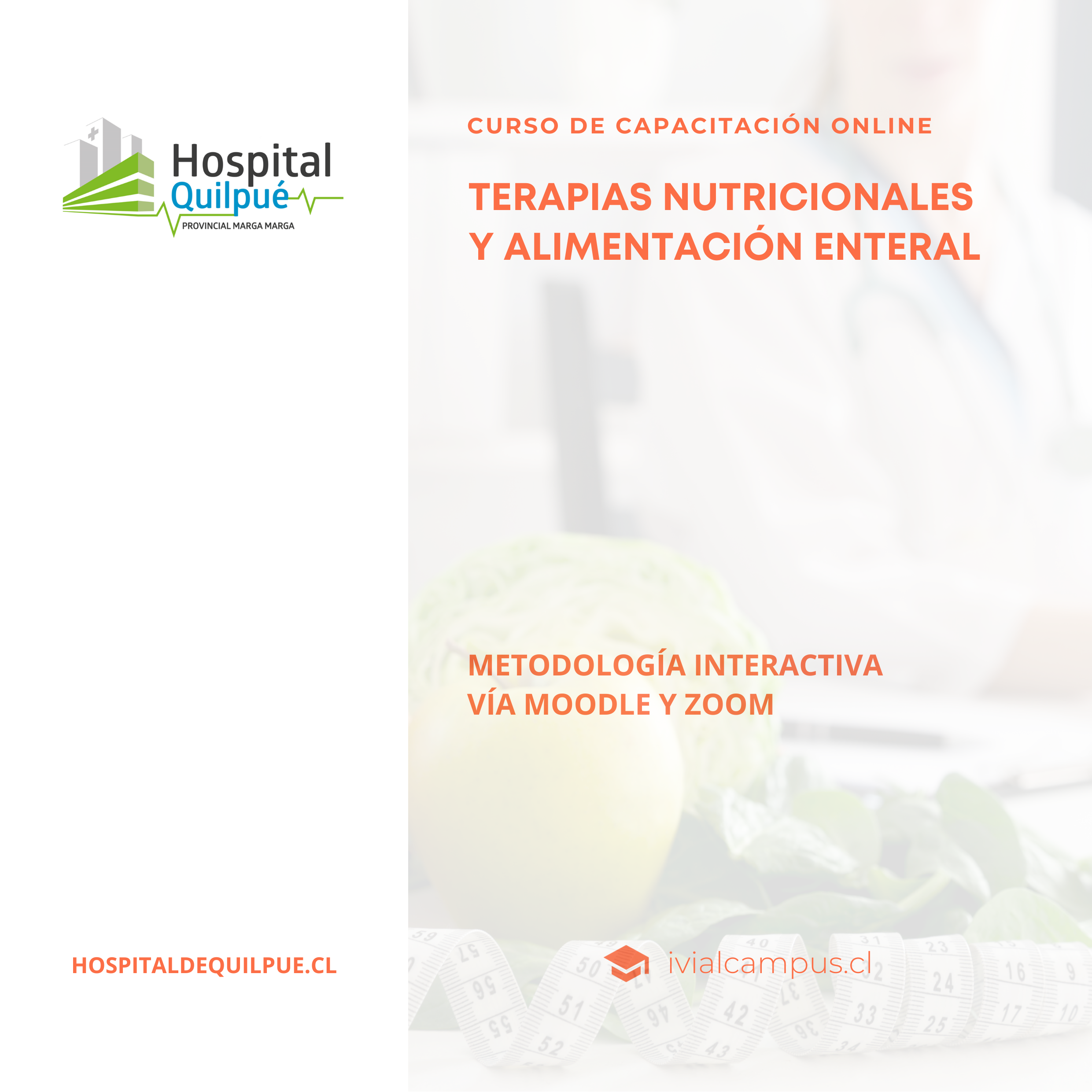 HOSPITAL DE QUILPUÉ: Terapias Nutricionales y Alimentación Enteral